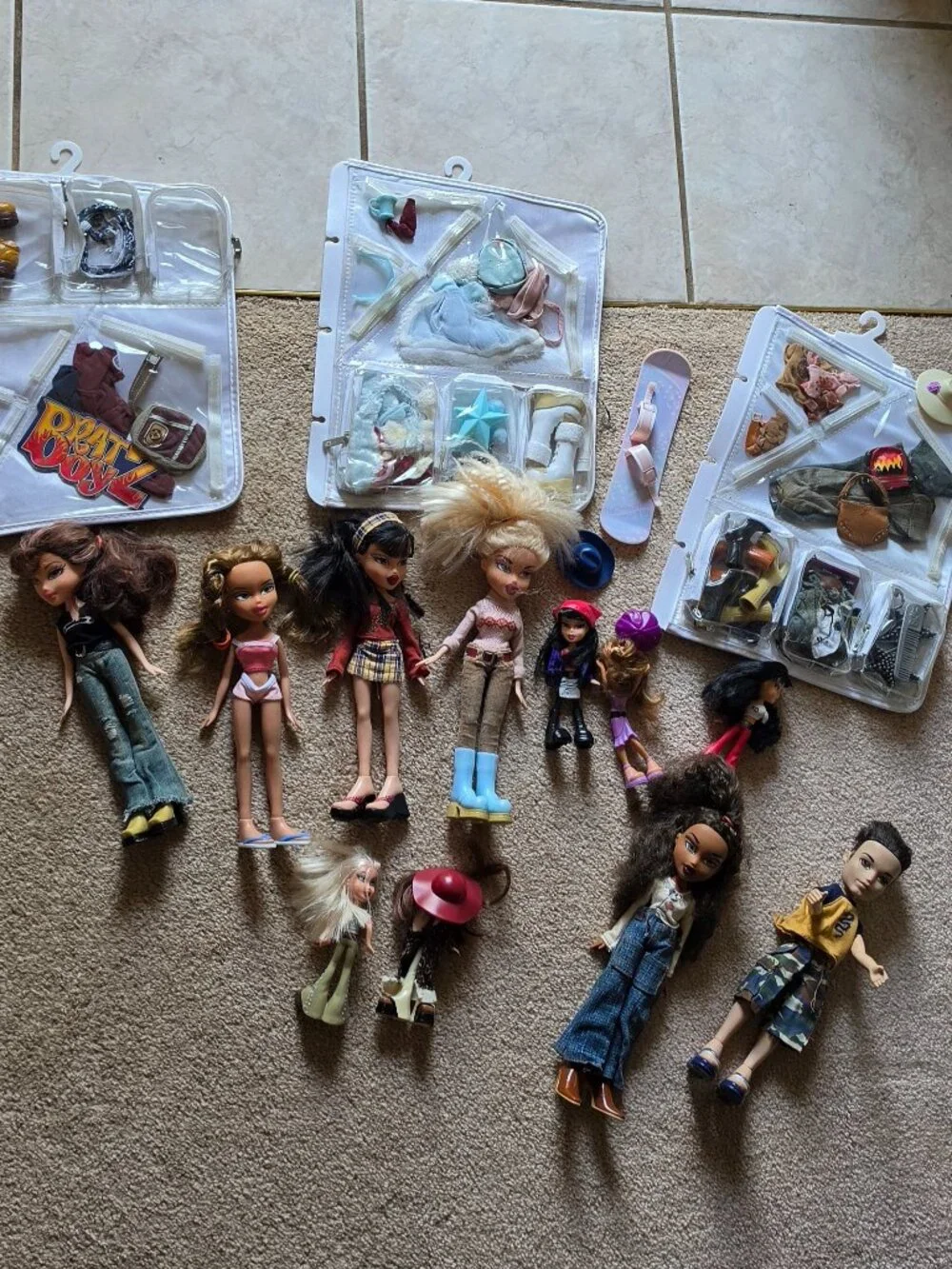 Vintage Original Doll Collection - Complete lot with original case